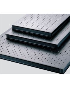 3000x900mm Optical Breadboard, Steel Honeycomb Core, 400mm Thk, M6-on-25mm Thds