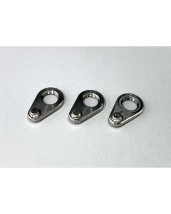 Adjuster locks, stainless steel, M6×0.25 thread, pack of 3 ea.