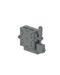 60X60mm Piezo Assist Z-Axis Stage (Vertical Platform/Horizontal Base) Right Hand Adjuster +/-6.5mm M4 Threads