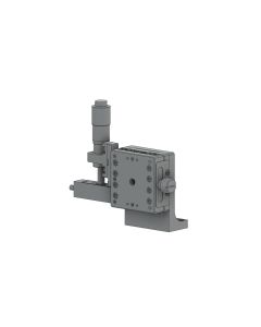 40X40mm Piezo Assist Z-Axis Stage (Vertical Platform/Horizontal Base) Left Hand Adjuster +/-6.5mm M3 Threads