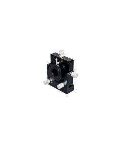 25mm Diameter, XYZ, Gimbaled Pitch/Yaw Adjustable Lens Mount, M6 Thd. Mounting