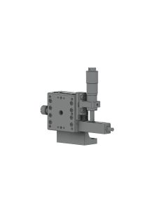 40X40mm Piezo Assist Z-Axis Stage (Vertical Platform/Horizontal Base) Right Hand Adjuster +/-6.5mm M3 Threads