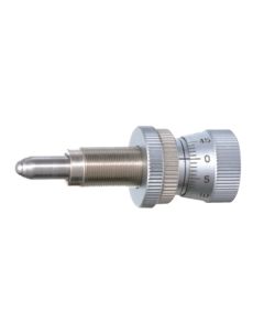 7mm Travel Differential Micrometer Head, Spherical Tip, M10xP0.5 Mounting Thread