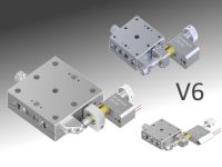  X-Axis Vacuum Compatible Stainless Steel Piezomotor Linear Stages